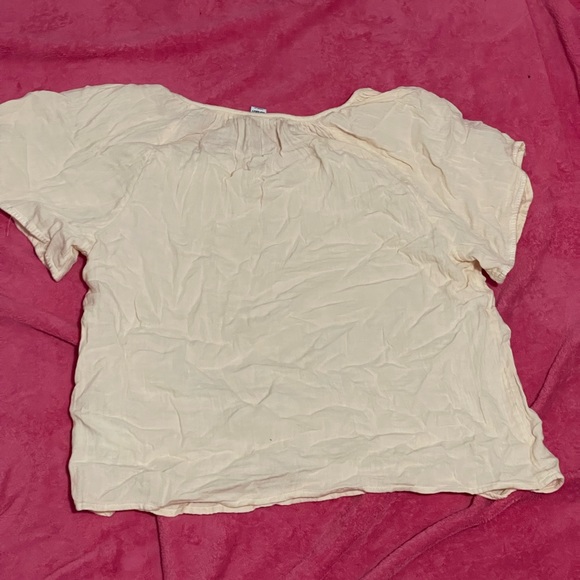 Flutter sleeve embroidered swing blouse - Picture 3 of 4